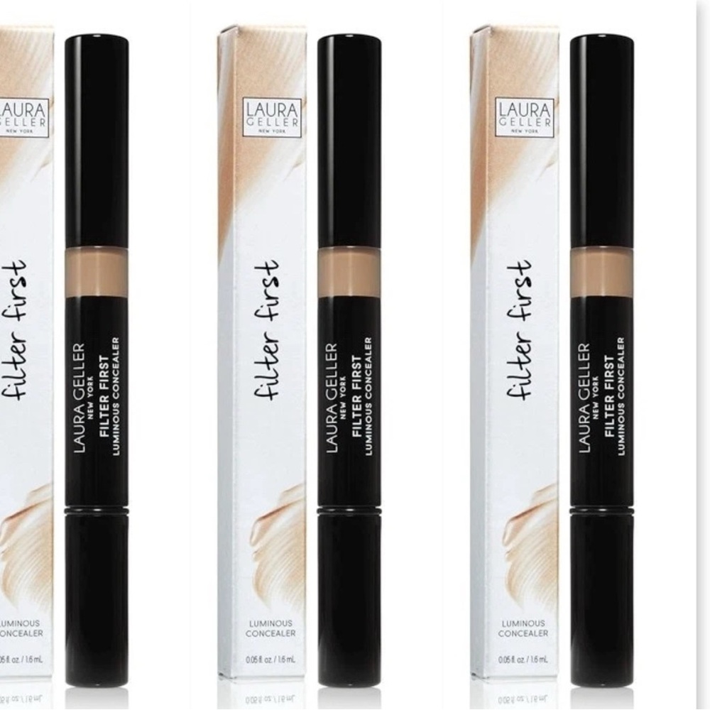 Laura Geller New York Beauty Filter First Luminous Concealer Tan Bundle of 3